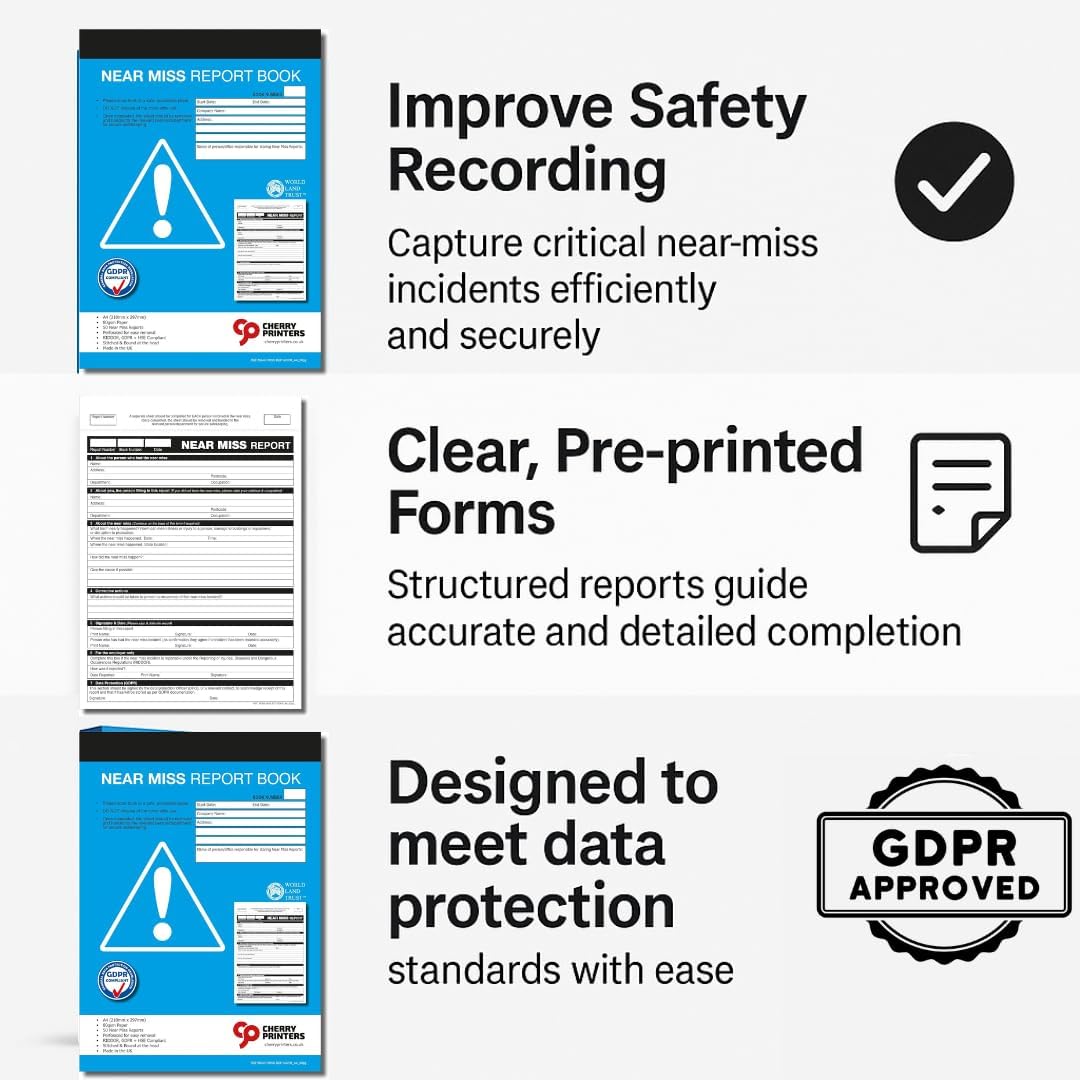 GDPR Unfallbericht Buch A4 50 Seiten