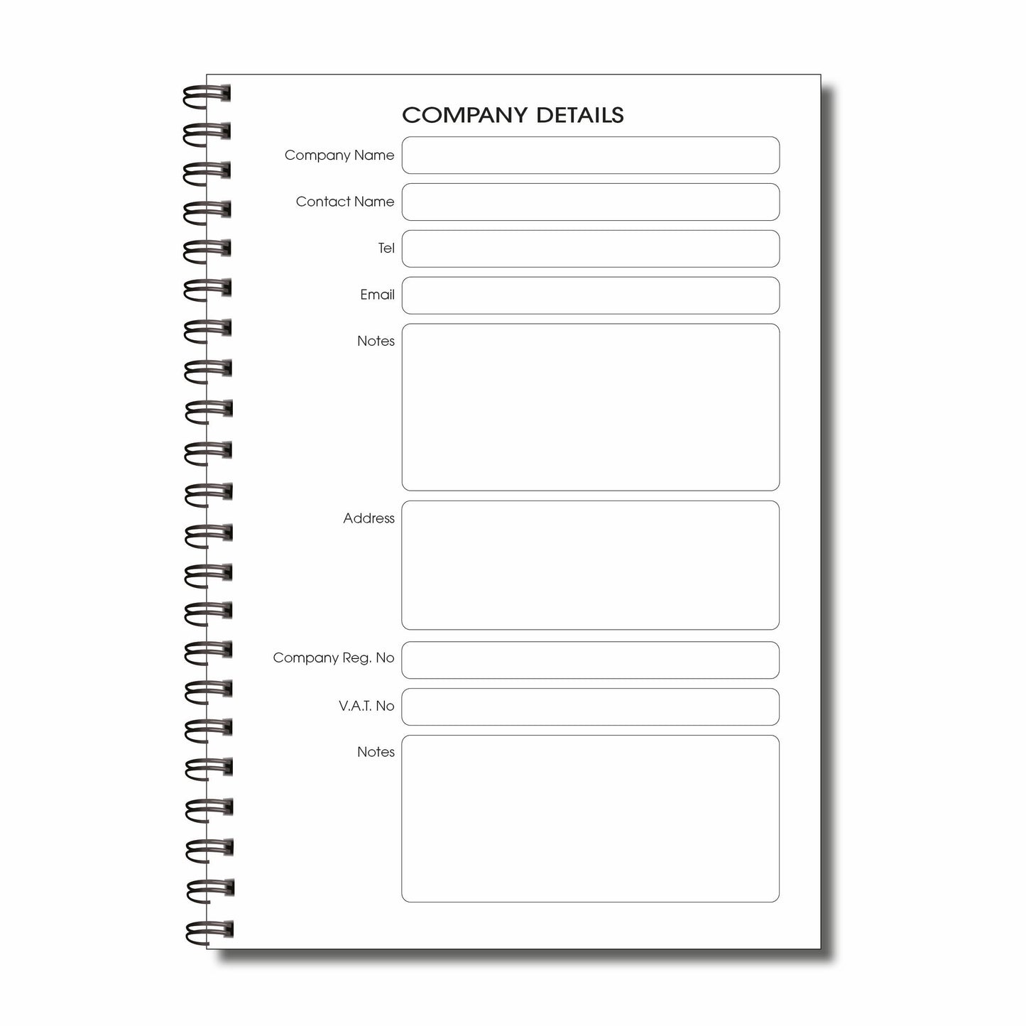 Salon Accounting Book | 52 Weeks | Full Year | Undated |A4 -210mm x 297mm | 110 Pages | 120gsm Wirobound