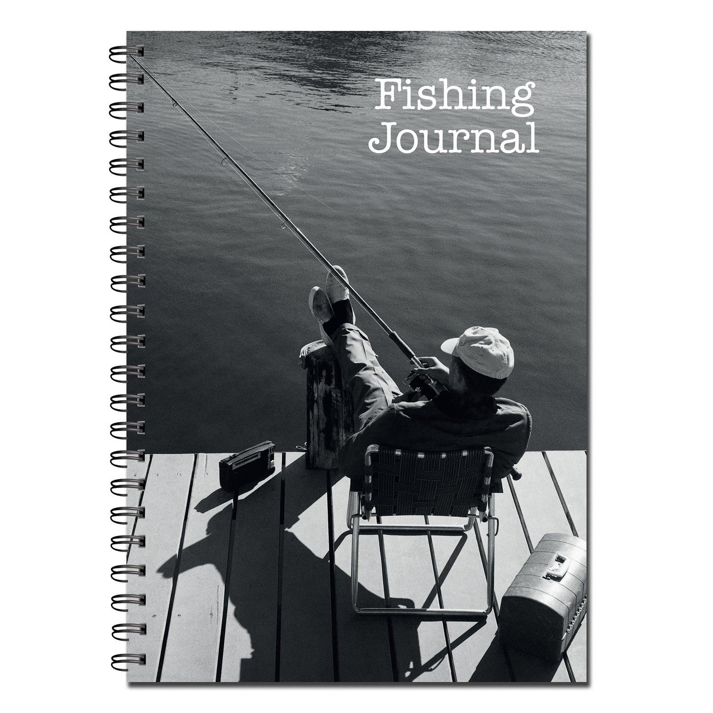 Fishing Journal | A5 (148mm x 210mm) | 50 double sided pages | Split Wirobound