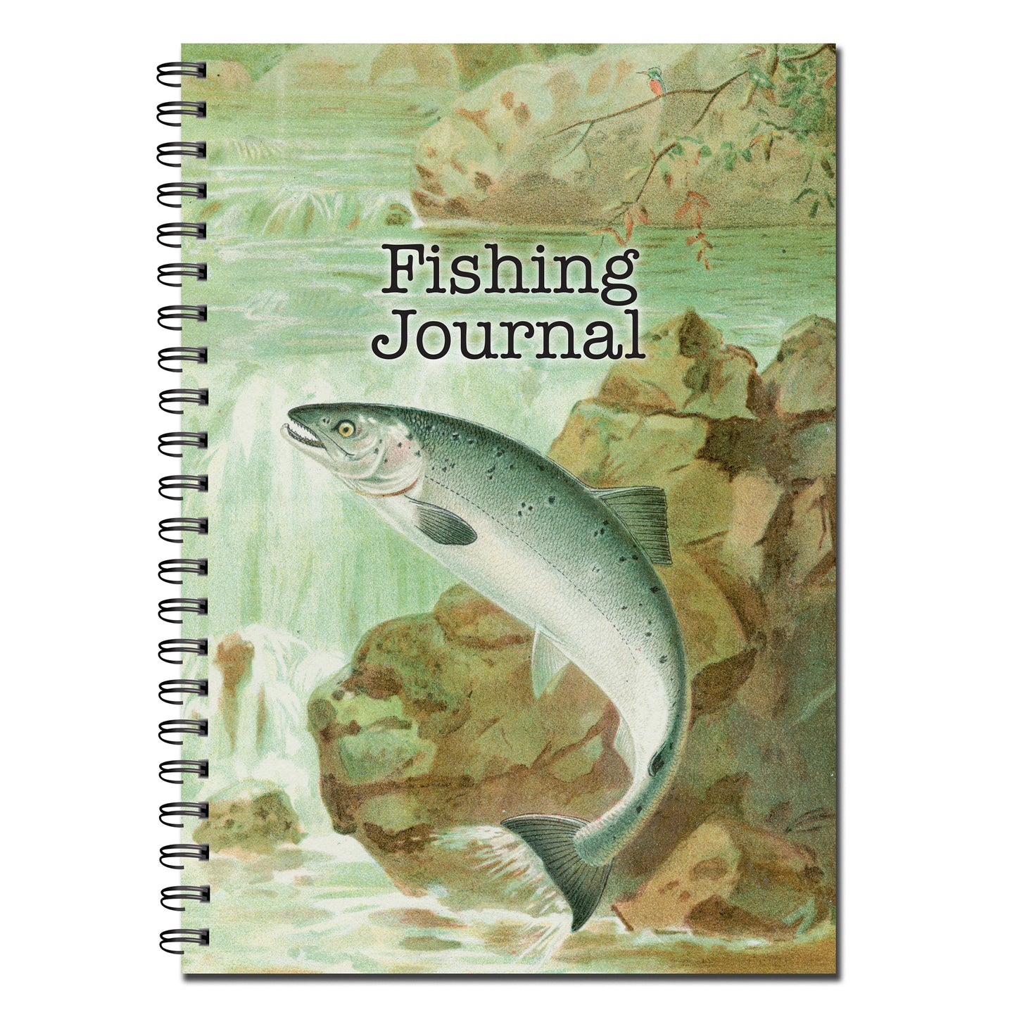 Fishing Journal | A5 (148mm x 210mm) | 50 double sided pages | Split Wirobound
