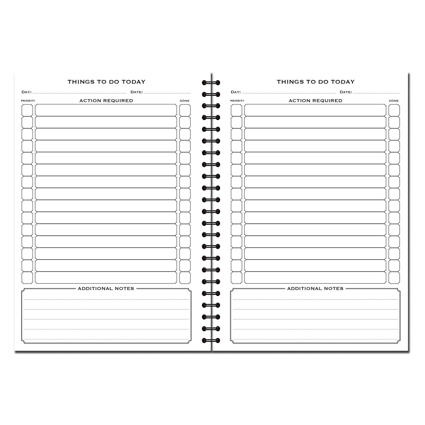 Designer Range Things To Do A5 120gsm 50 double sided pages Wirobound