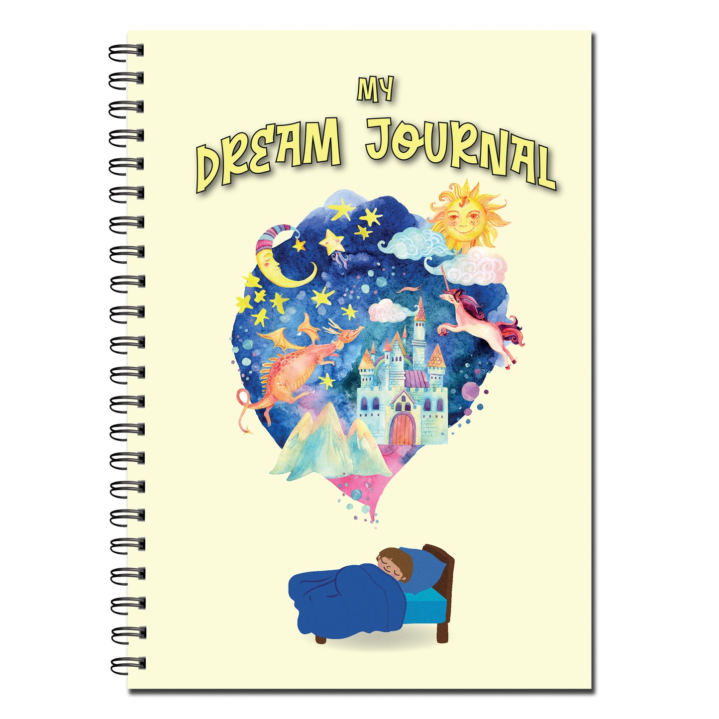 My Dream Journal | Sleep Diary | A5 wirobound book | 50 pages printed to both sides on quality 120gsm