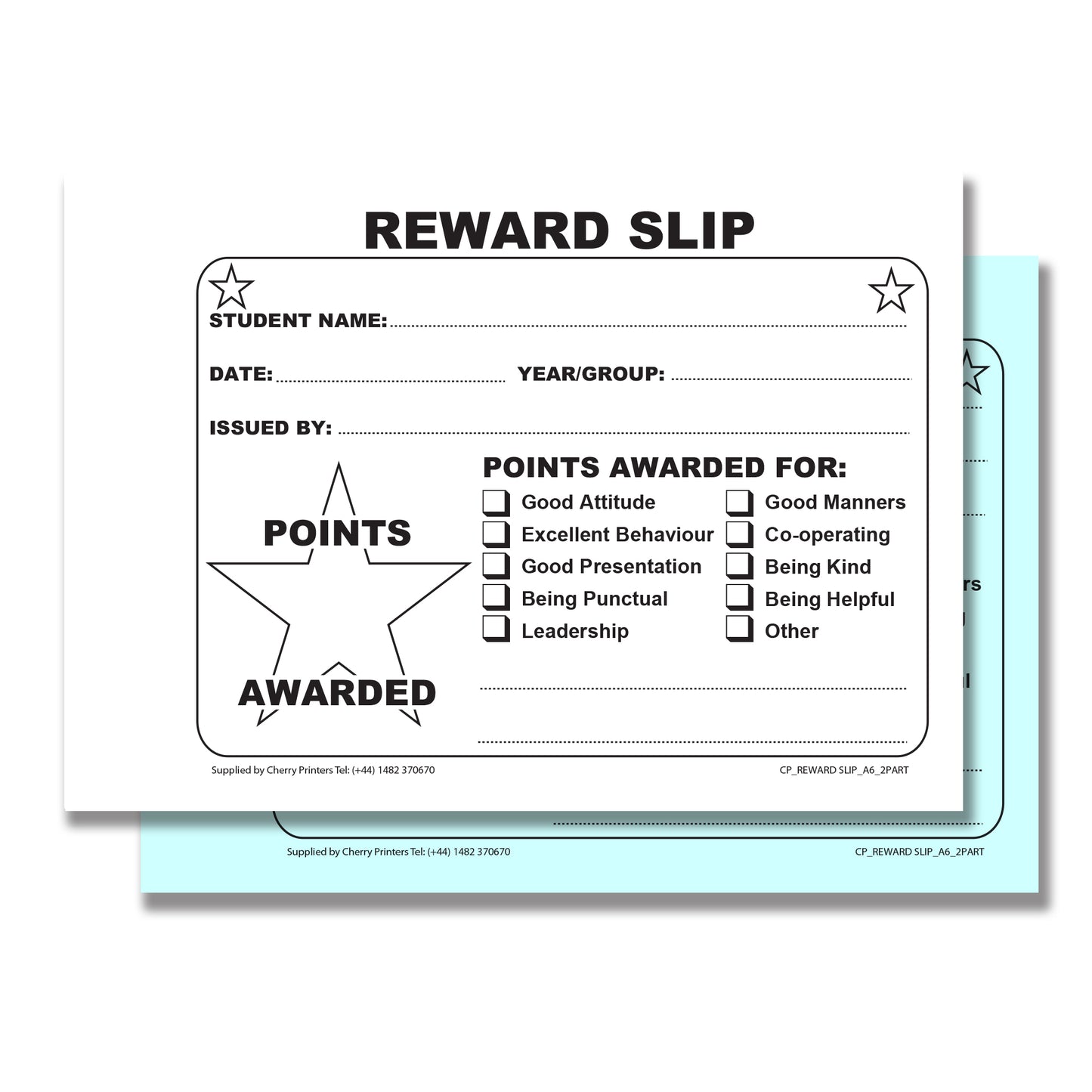 NCR Schule Nachsitzen Slip Duplikat Buch A6
