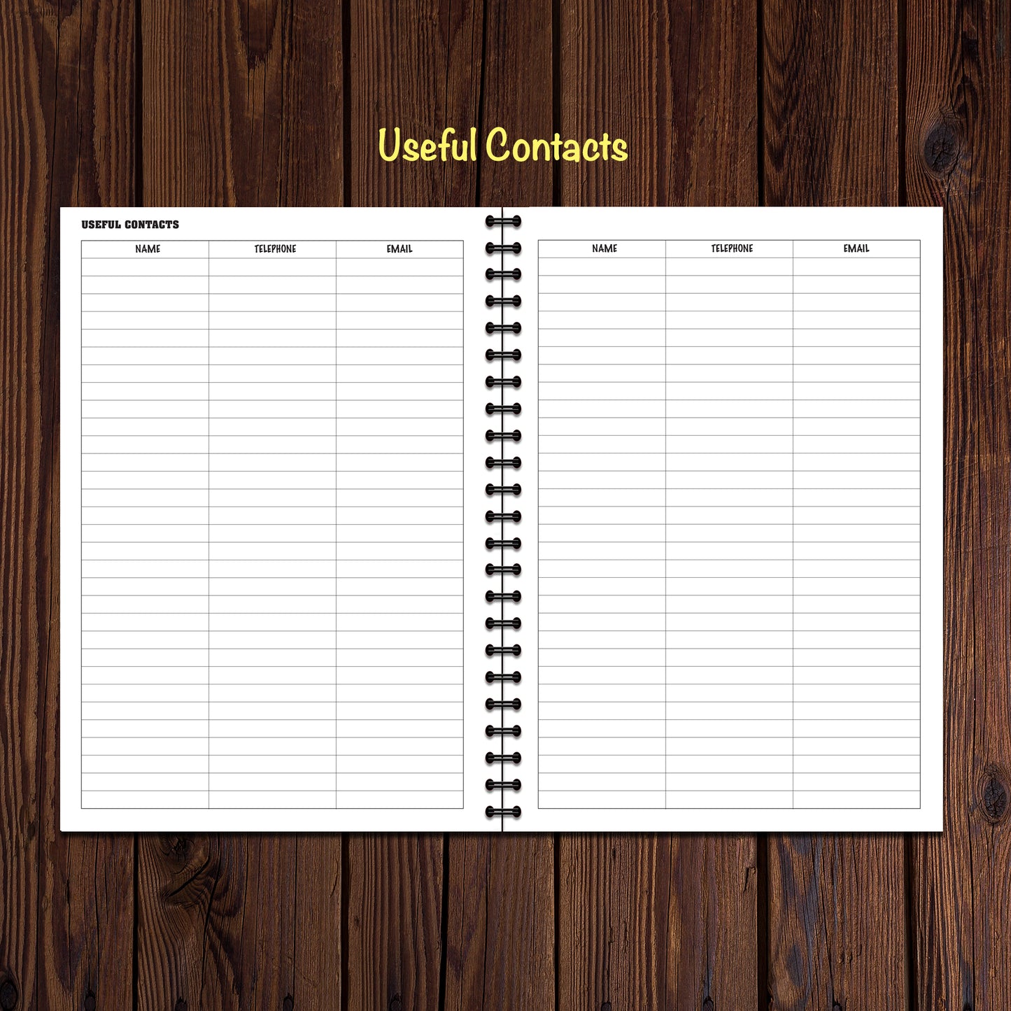 Budget Planner | Finance Tracker | Annual Undated | A5 (148mm x 210mm) | 50 double sided pages on 120gsm | Split Wirobound
