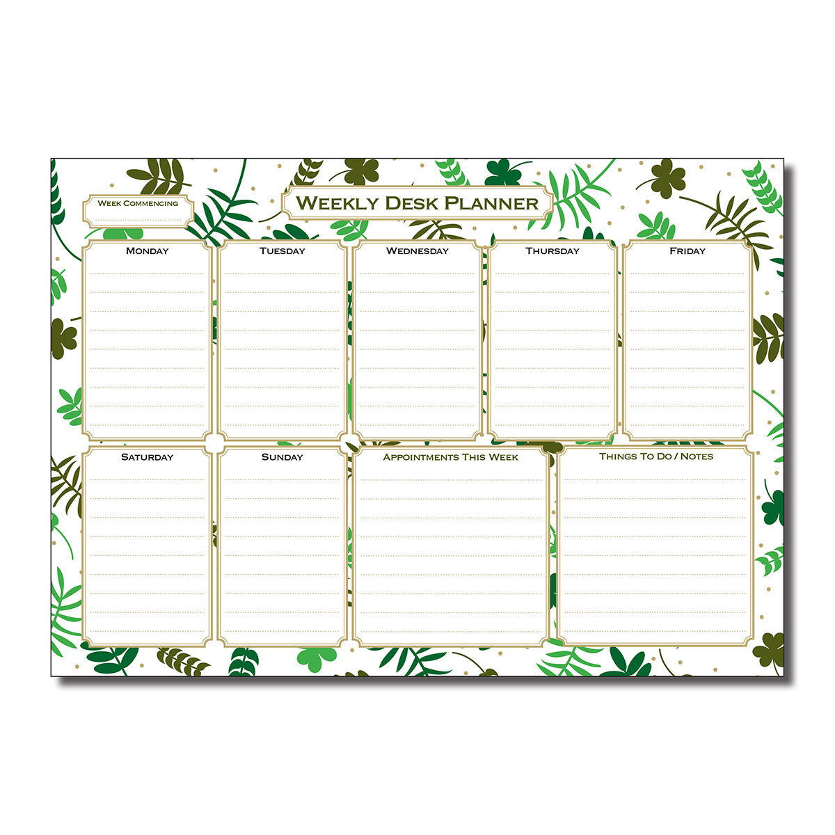 Weekly Planner Desk Pad | A4 (297mm x 210mm) 120gsm 55_pages