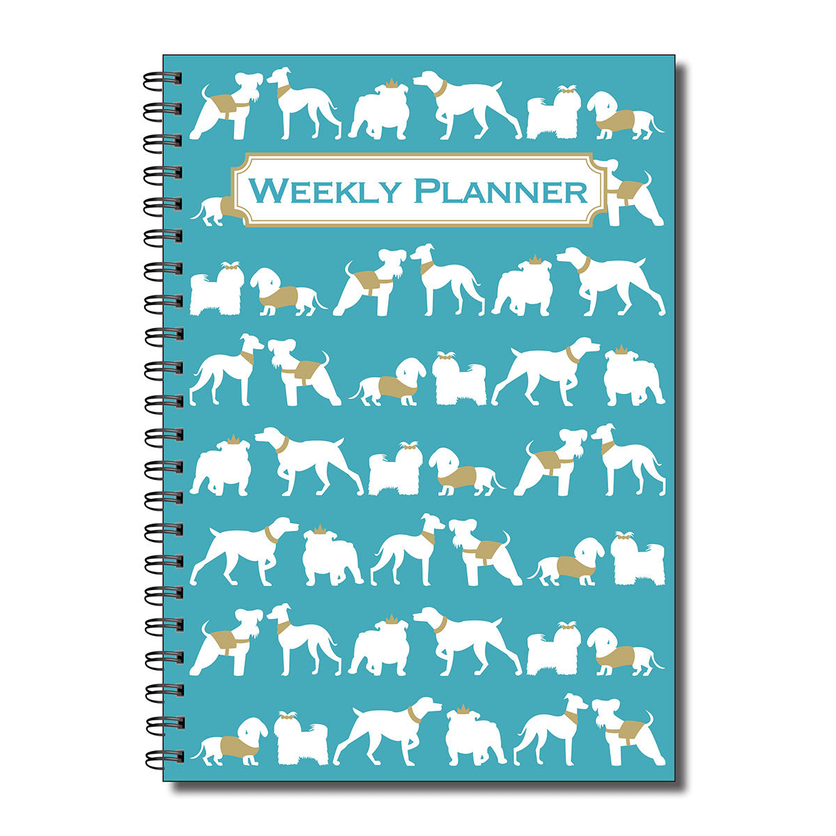 Weekly Planner | A5 (148mmx 210mm) | 50 double sided pages on 120gsm | Split Wirobound