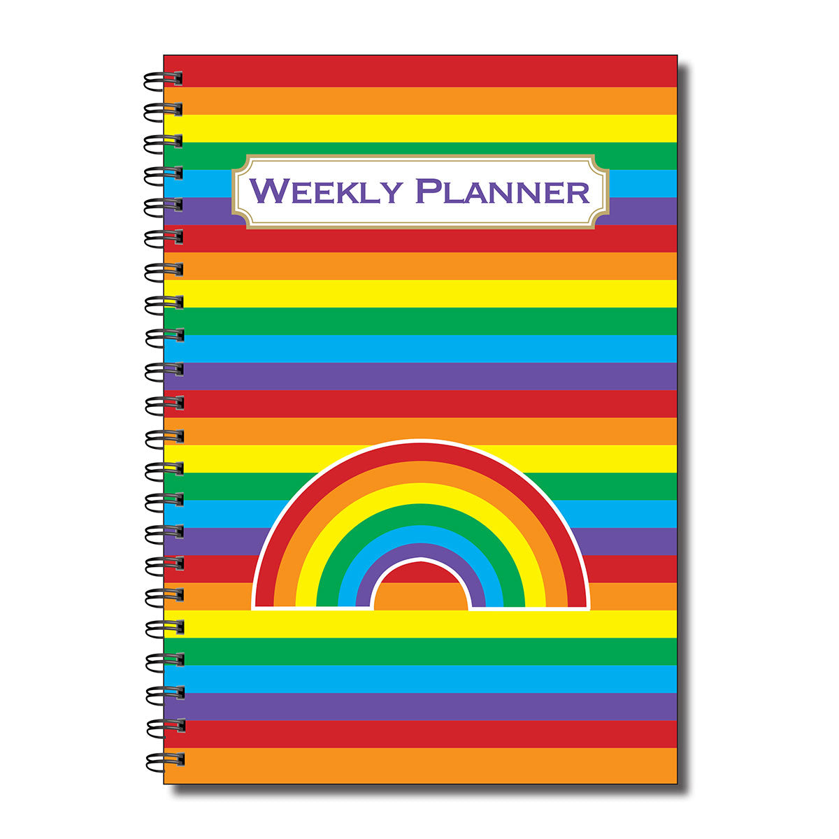 Weekly Planner | A5 (148mmx 210mm) | 50 double sided pages on 120gsm | Split Wirobound