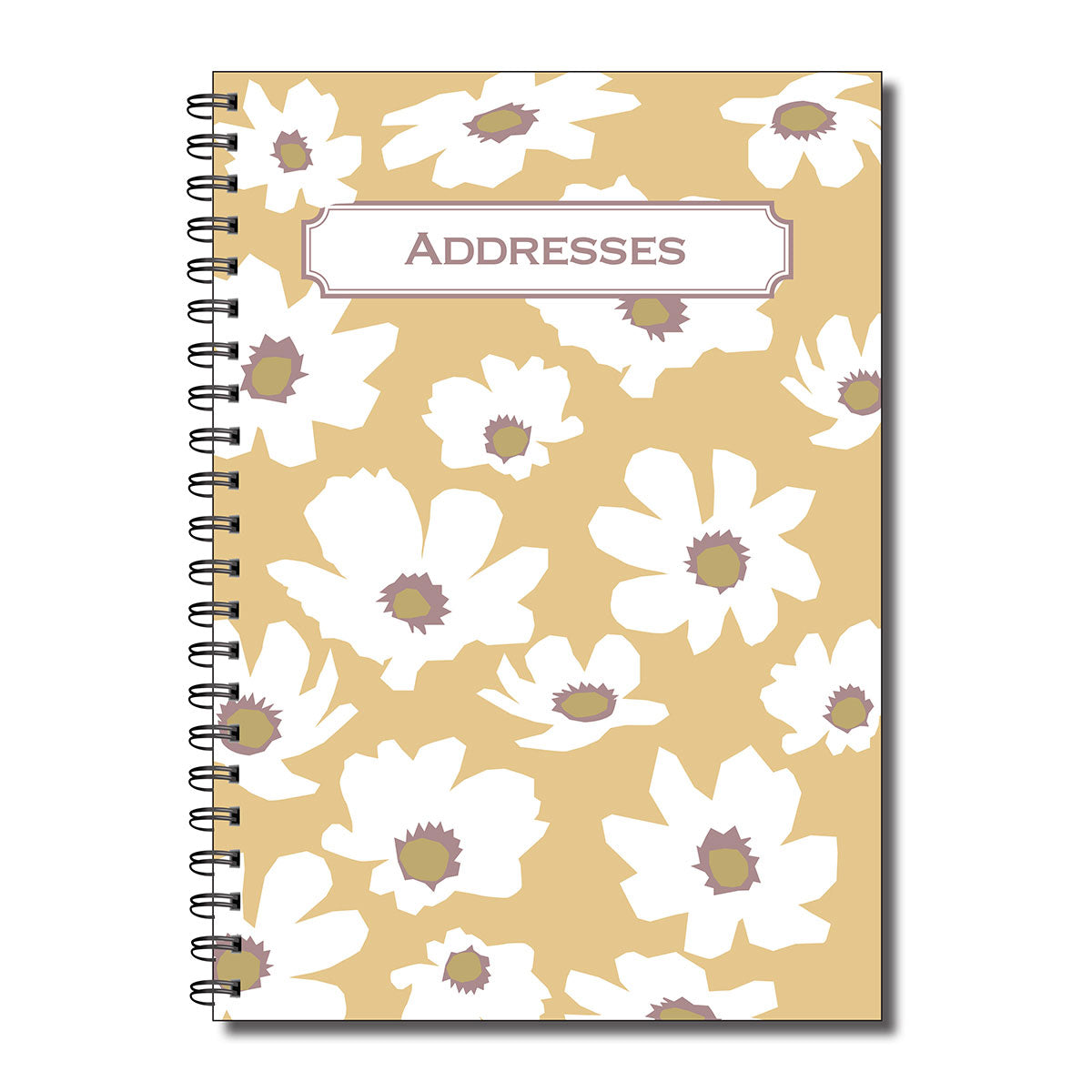 Address Book | A5 (148mm x 210mm) | 52 double sided pages on 120gsm | Split Wirobound