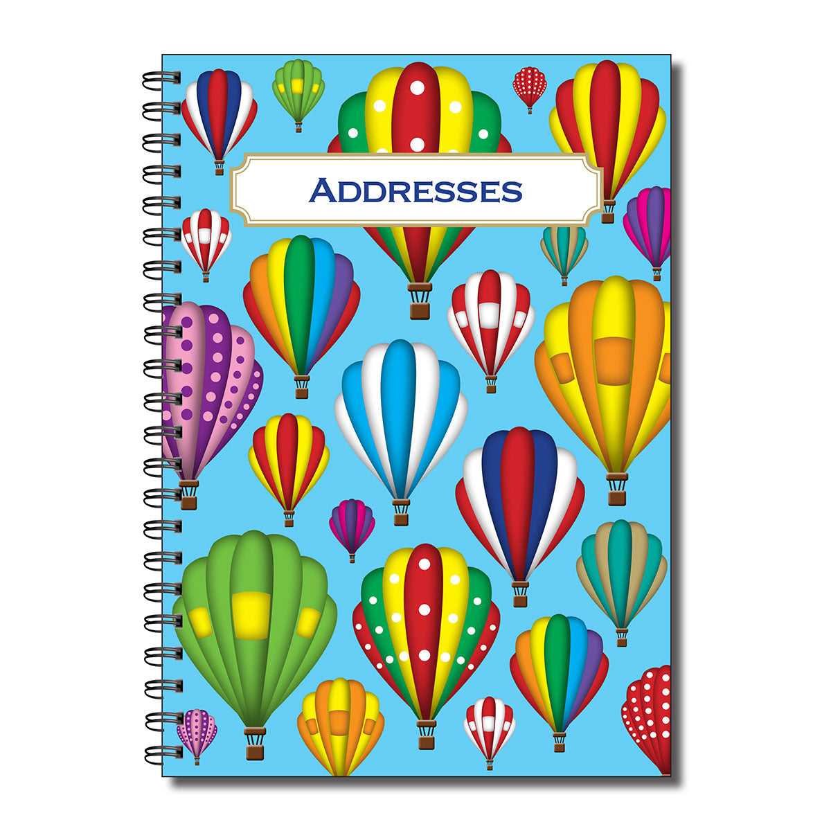 Address Book | A5 (148mm x 210mm) | 52 double sided pages on 120gsm | Split Wirobound