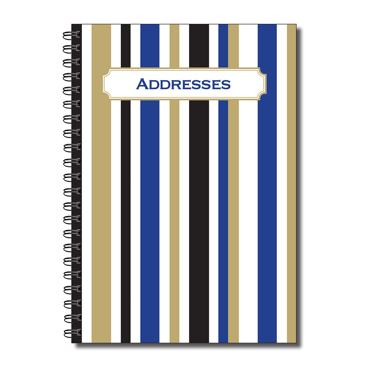 Designer Range Address Book A5 120gsm 52 double sided pages Wirobound