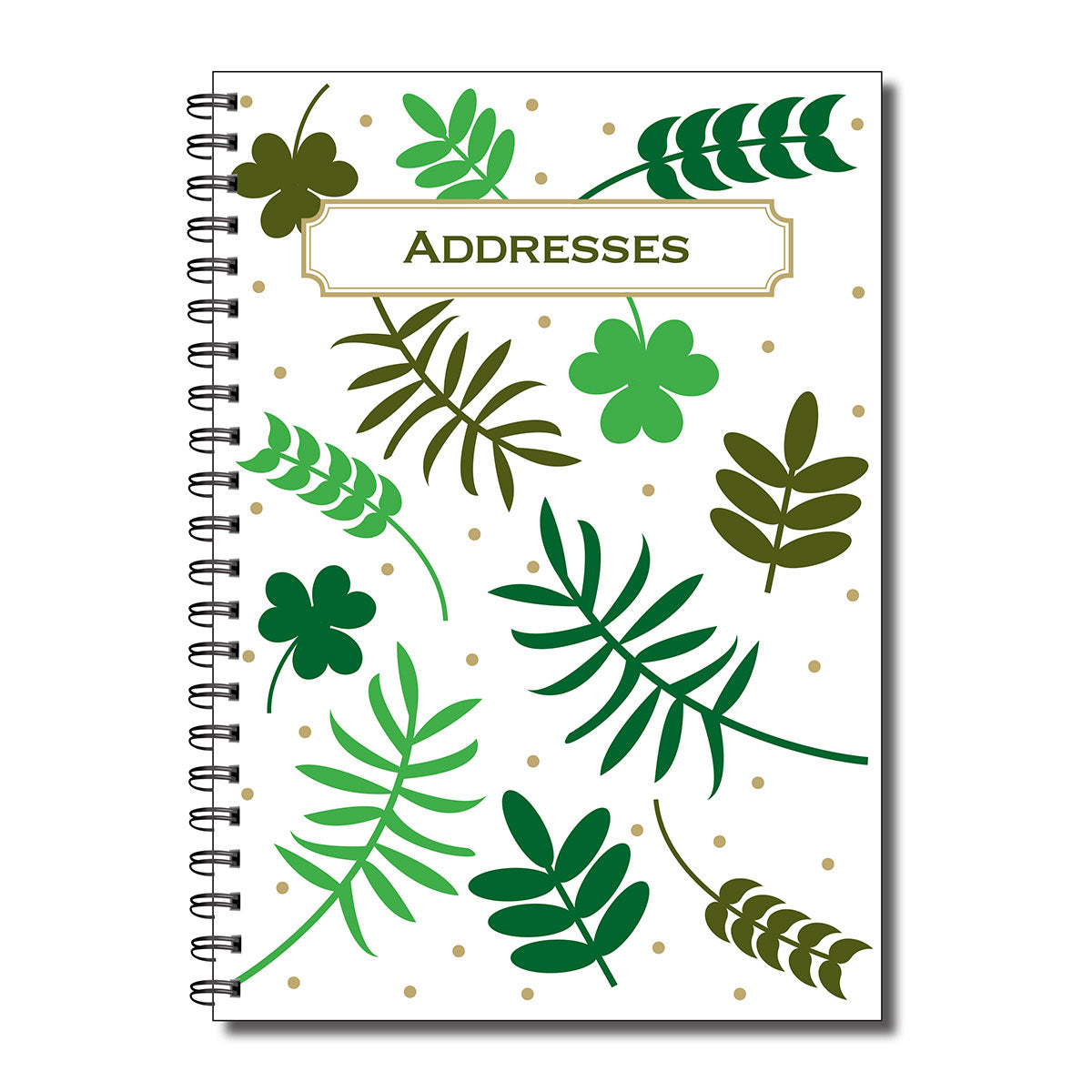 Address Book | A5 (148mm x 210mm) | 52 double sided pages on 120gsm | Split Wirobound