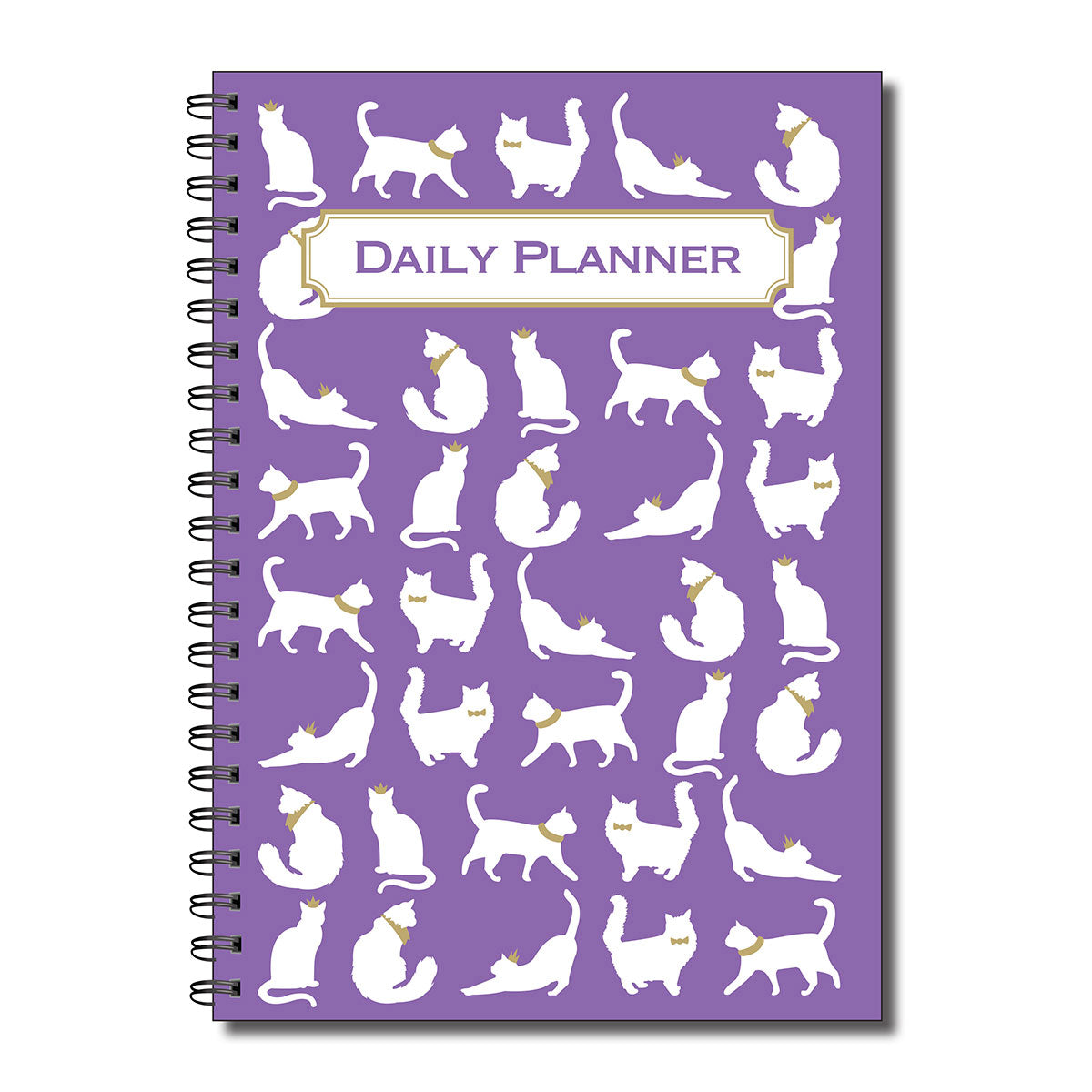 Daily Planner | A5 (148mm x 210mm) | 50 double sided pages on 120gsm | Split Wirobound