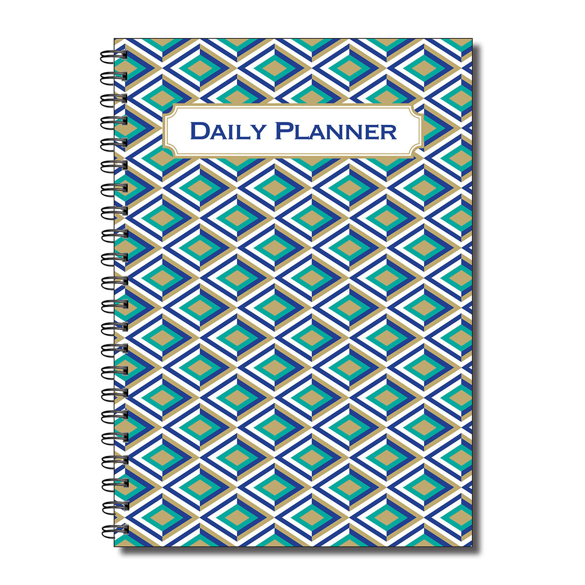 Daily Planner | A5 (148mm x 210mm) | 50 double sided pages on 120gsm | Split Wirobound