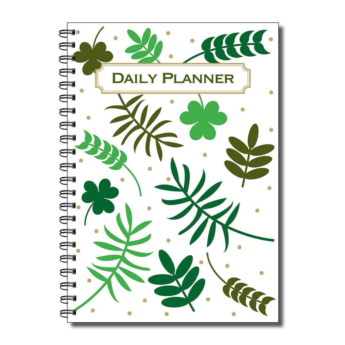 Daily Planner | A5 (148mm x 210mm) | 50 double sided pages on 120gsm | Split Wirobound