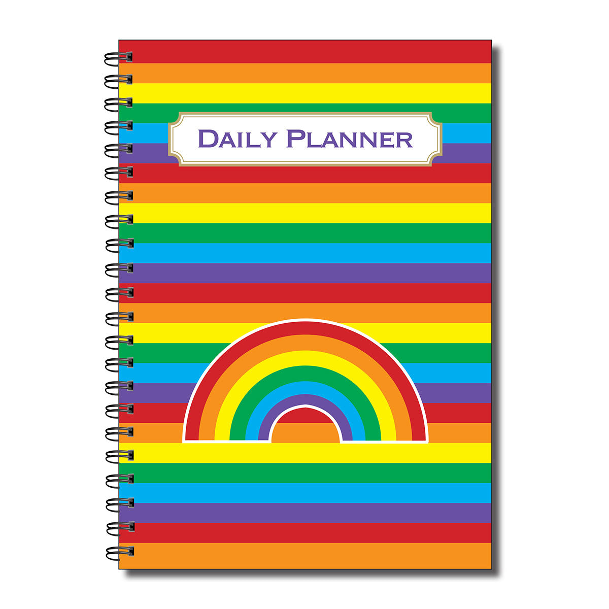 Daily Planner | A5 (148mm x 210mm) | 50 double sided pages on 120gsm | Split Wirobound