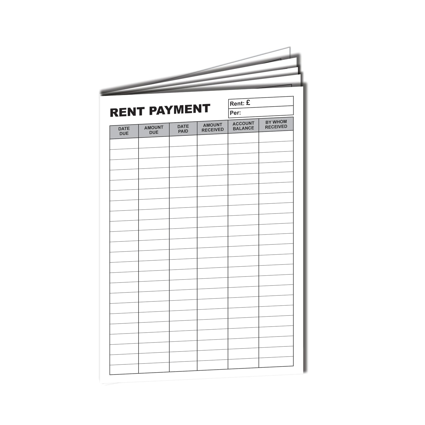 Tenants Rent Book (Assured Tenancy and Assured Shorthold Tenancy) A5 16pp