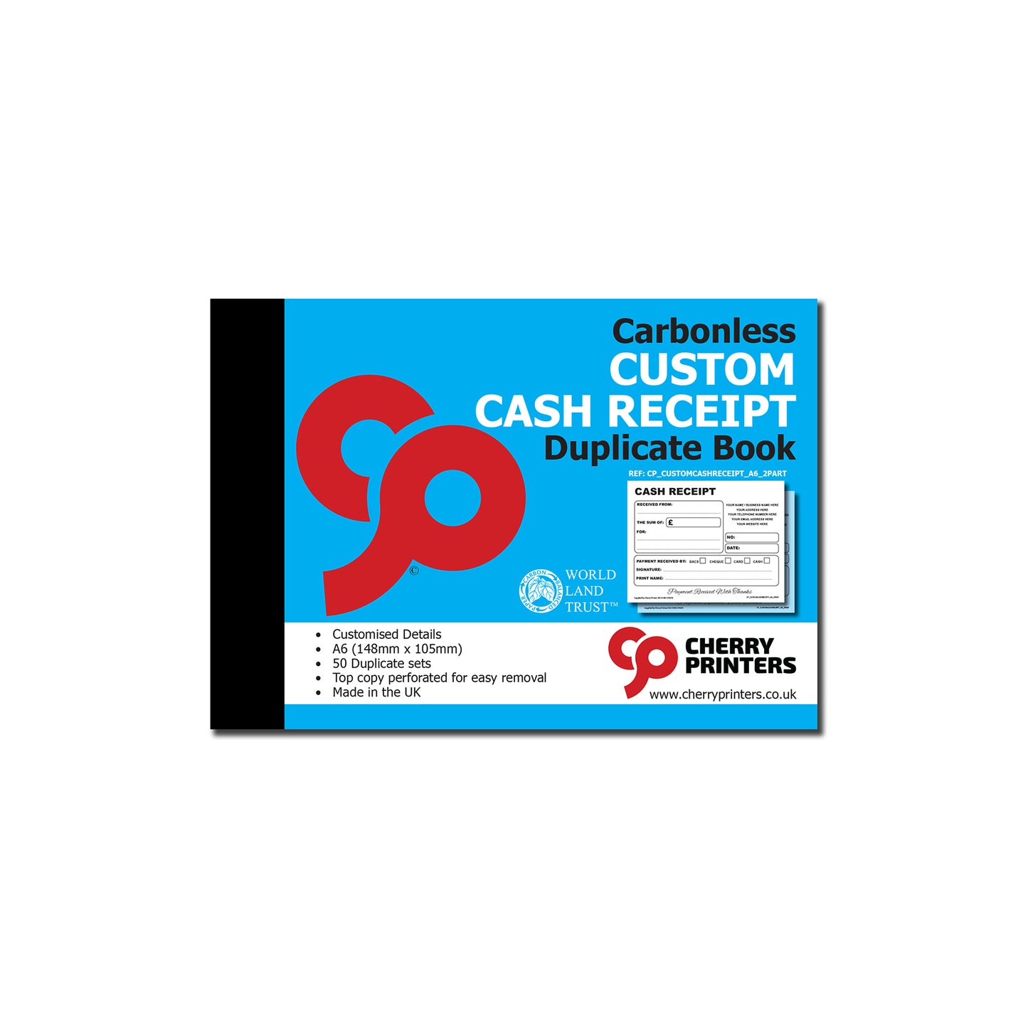 NCR *CUSTOM* Kassenbon-Duplikatbuch A6 Packs