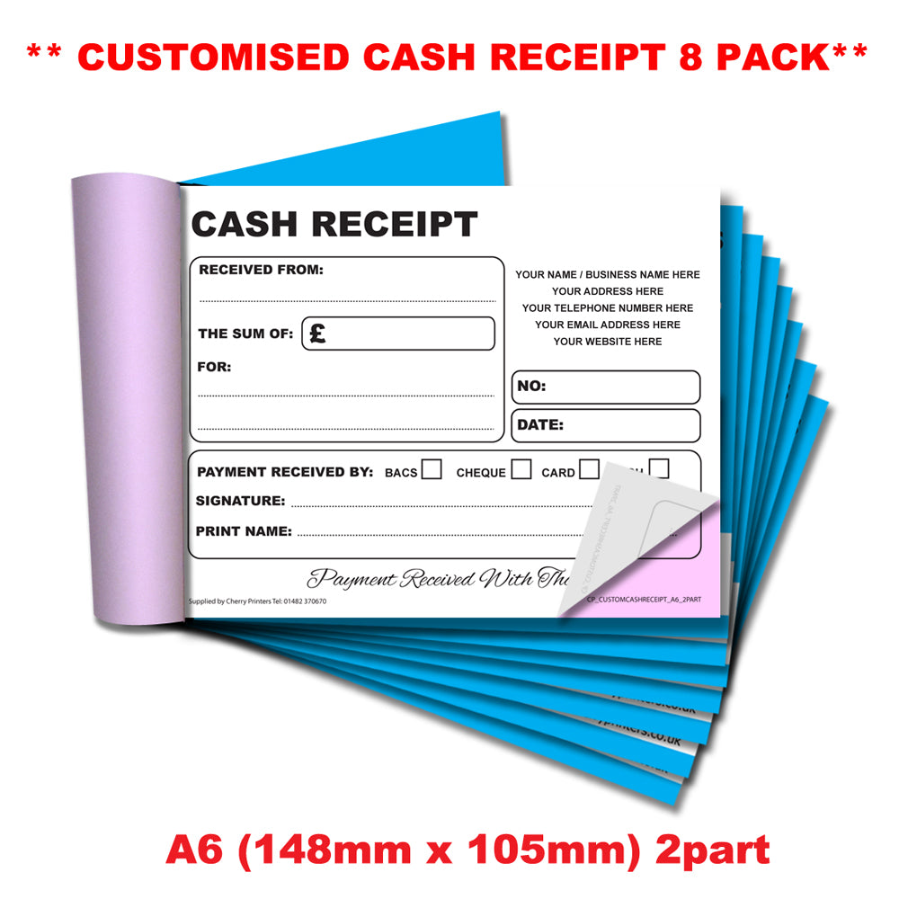 NCR *CUSTOM* Kassenbon-Duplikatbuch A6 Packs