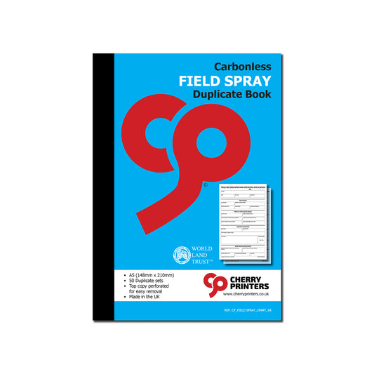 NCR Feldspritze/Pestizidanwendung Duplikatbuch A5