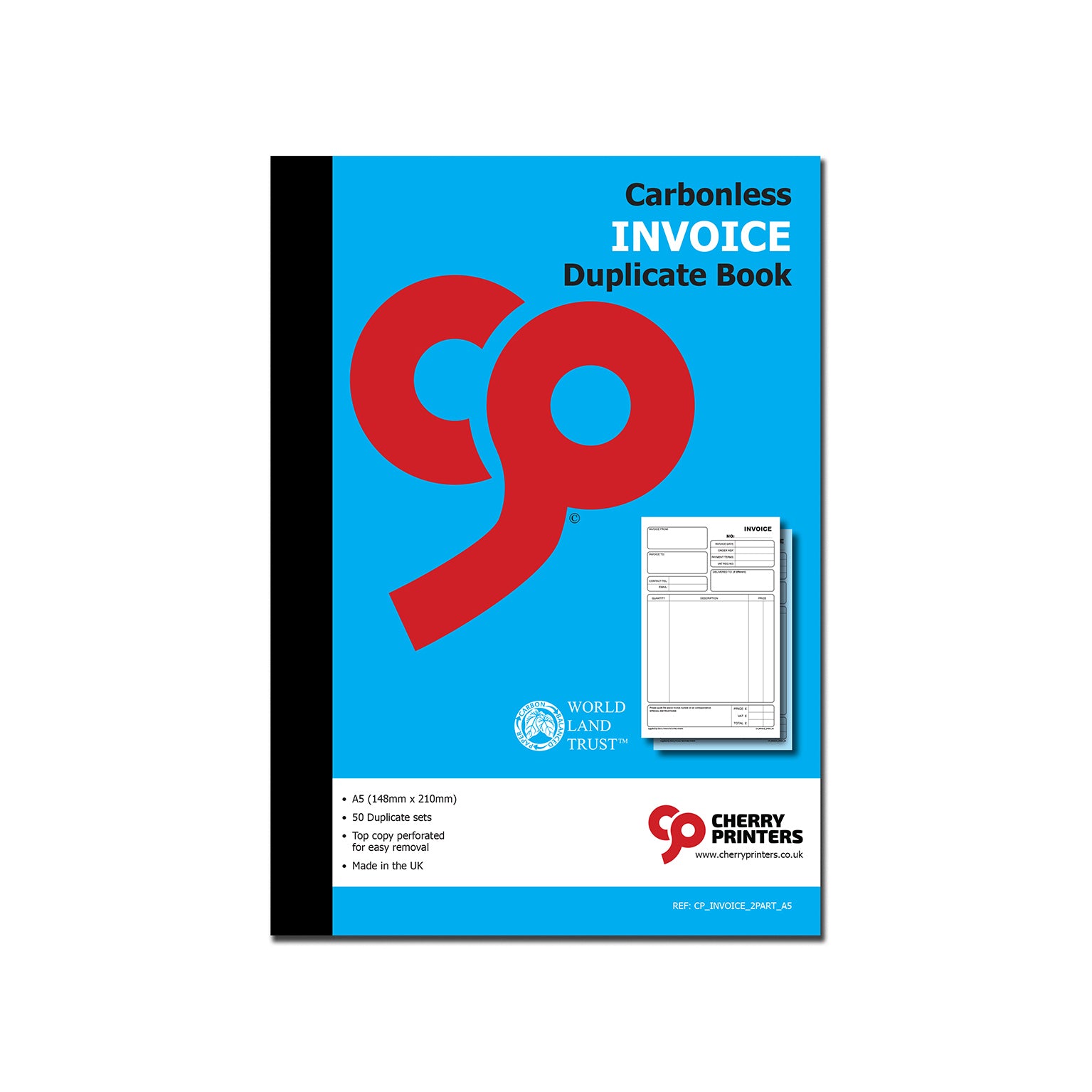 Personalized A5 Duplicate Invoice Book – NCR Paper, Receipt Pad, Order Tracking
