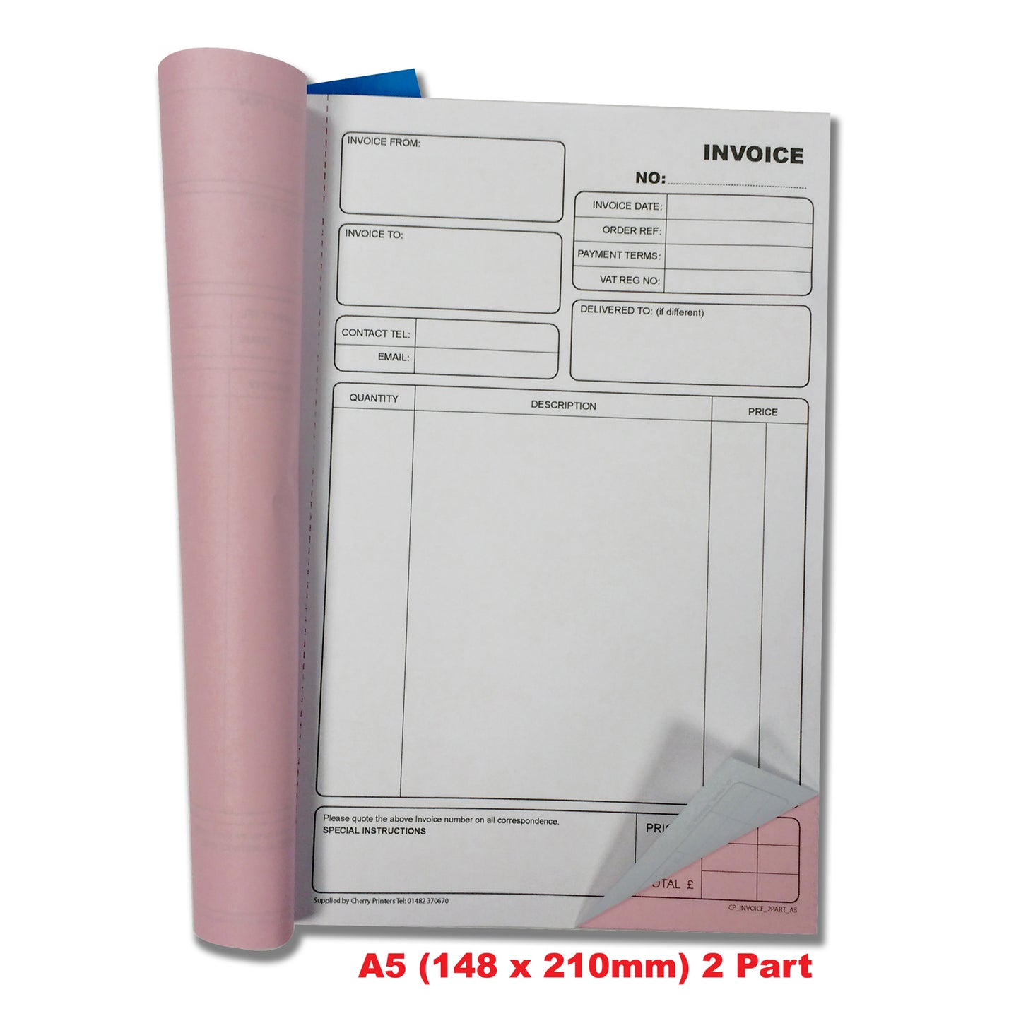 NCR Invoice Duplicate Book A5