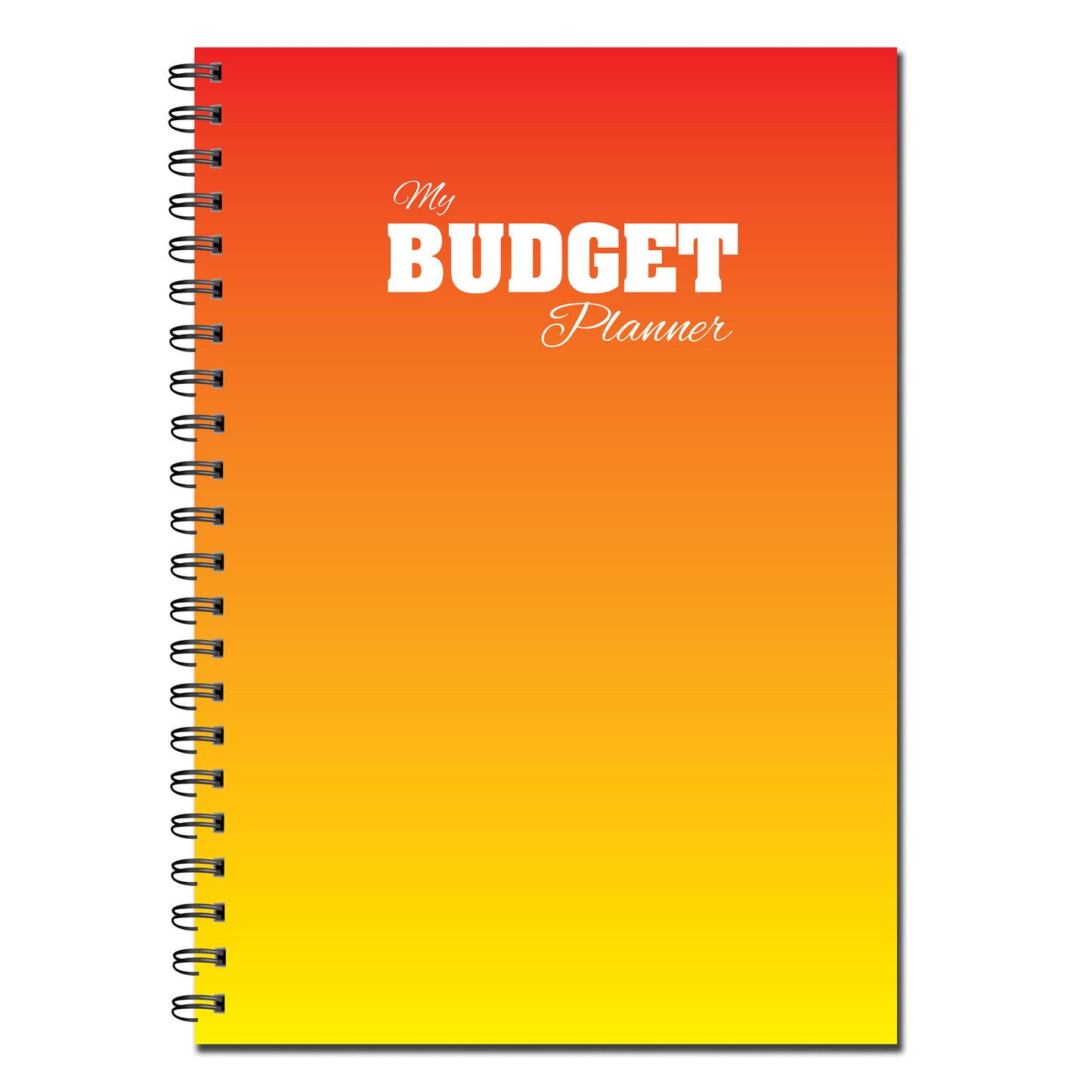 Budget Planner | Finance Tracker | Annual Undated | A5 (148mm x 210mm) | 50 double sided pages on 120gsm | Split Wirobound