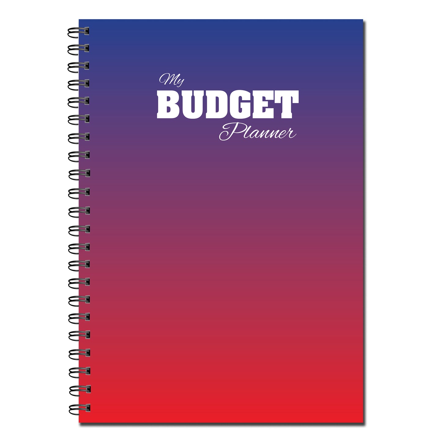 Budget Planner | Finance Tracker | Annual Undated | A5 (148mm x 210mm) | 50 double sided pages on 120gsm | Split Wirobound