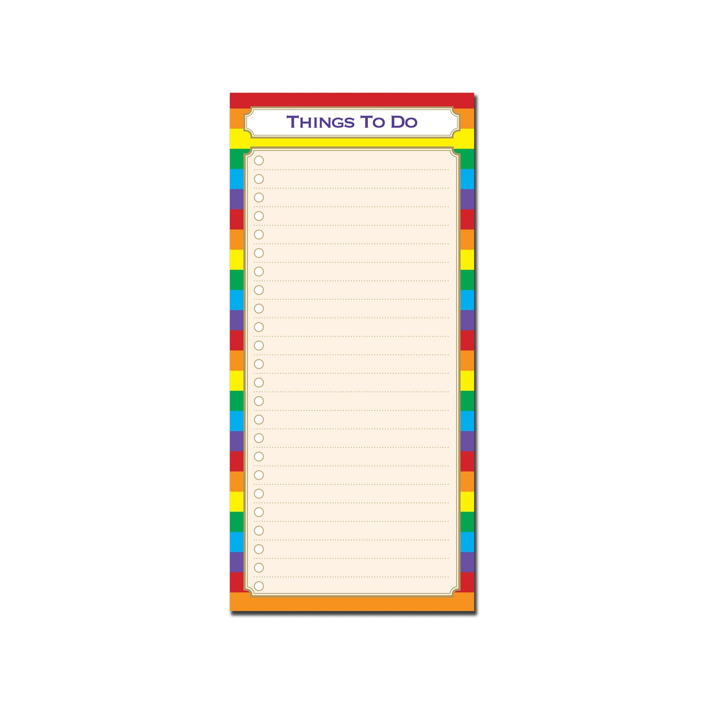 Designer Range Things to do Pad 99mm x 210mm 80gsm 100pages with Magnetic Strip on back