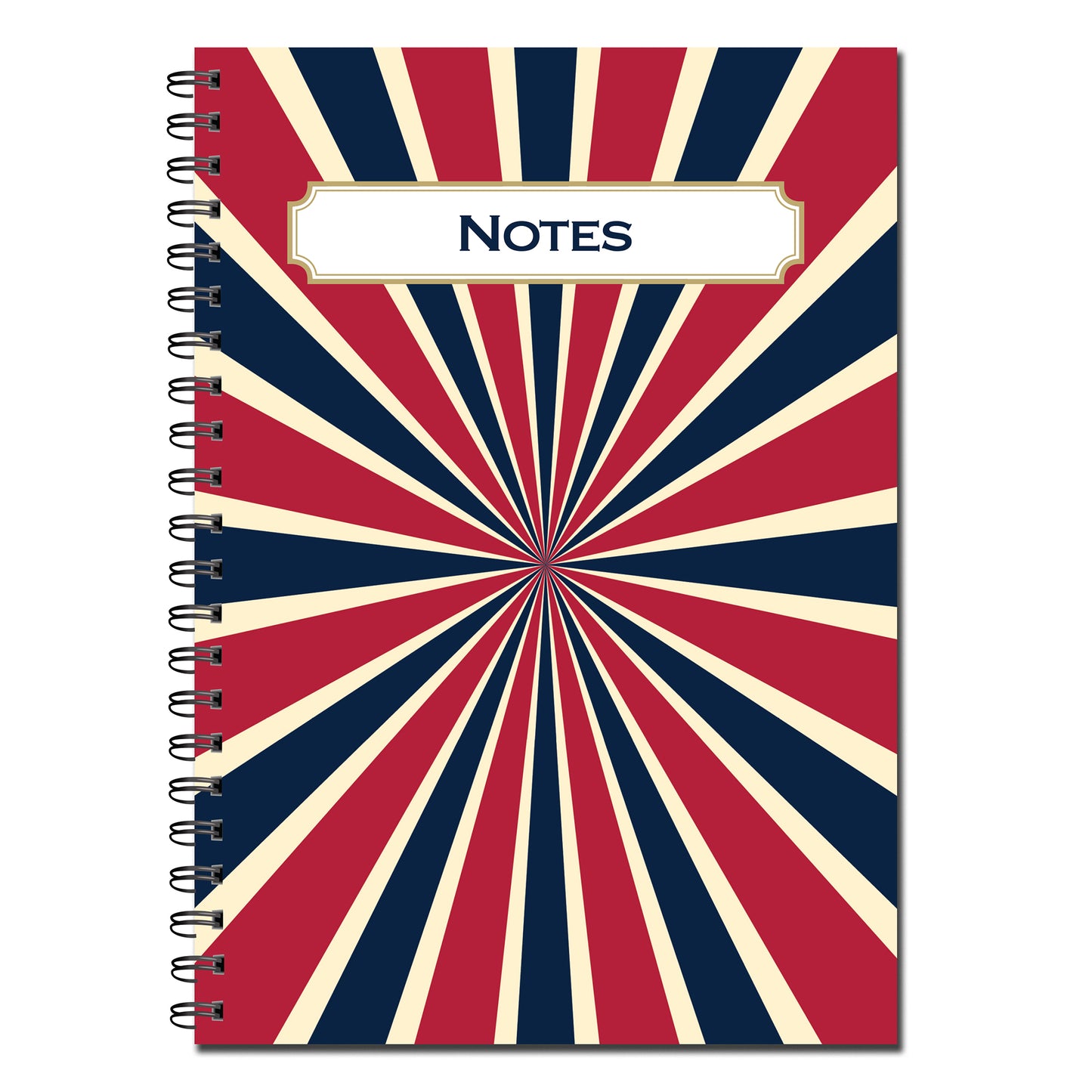 Designer Range Notebook A5 120gsm 50 double sided pages Wirobound