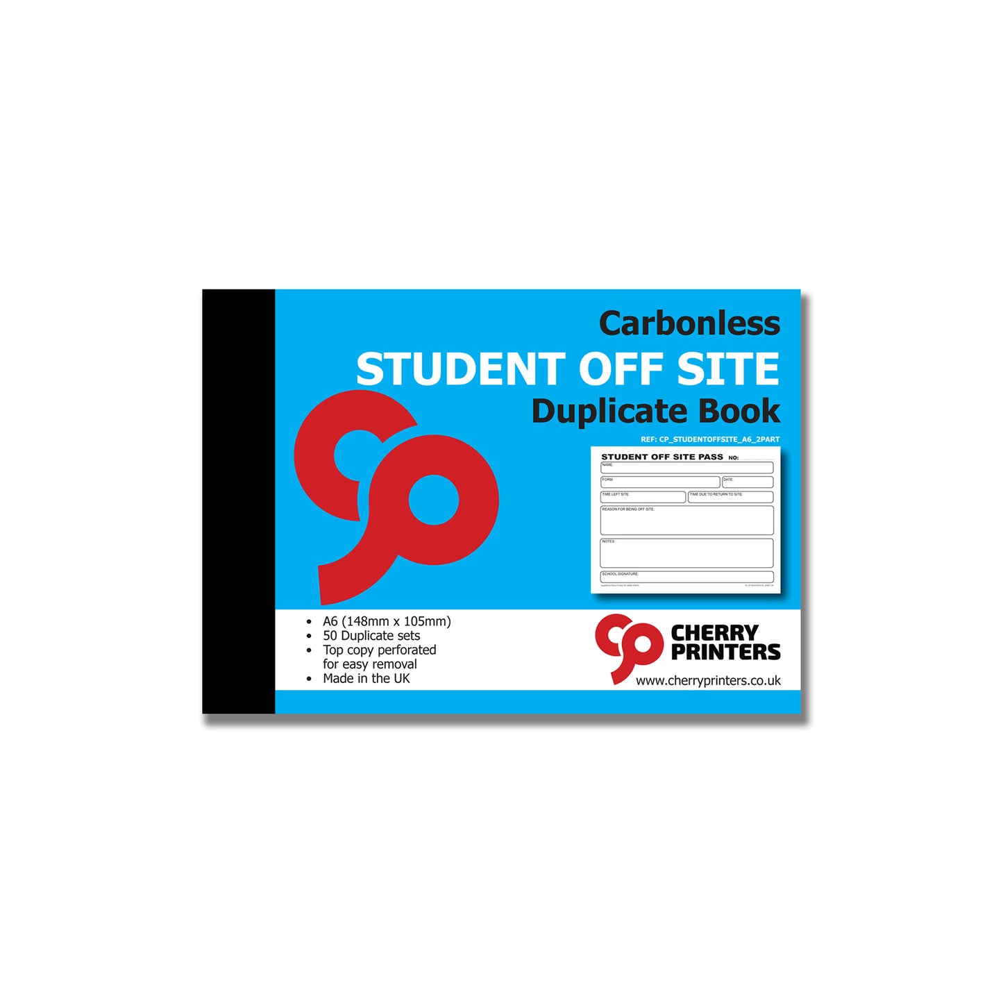 NCR Student Off Site Pass Duplikat Buch A6