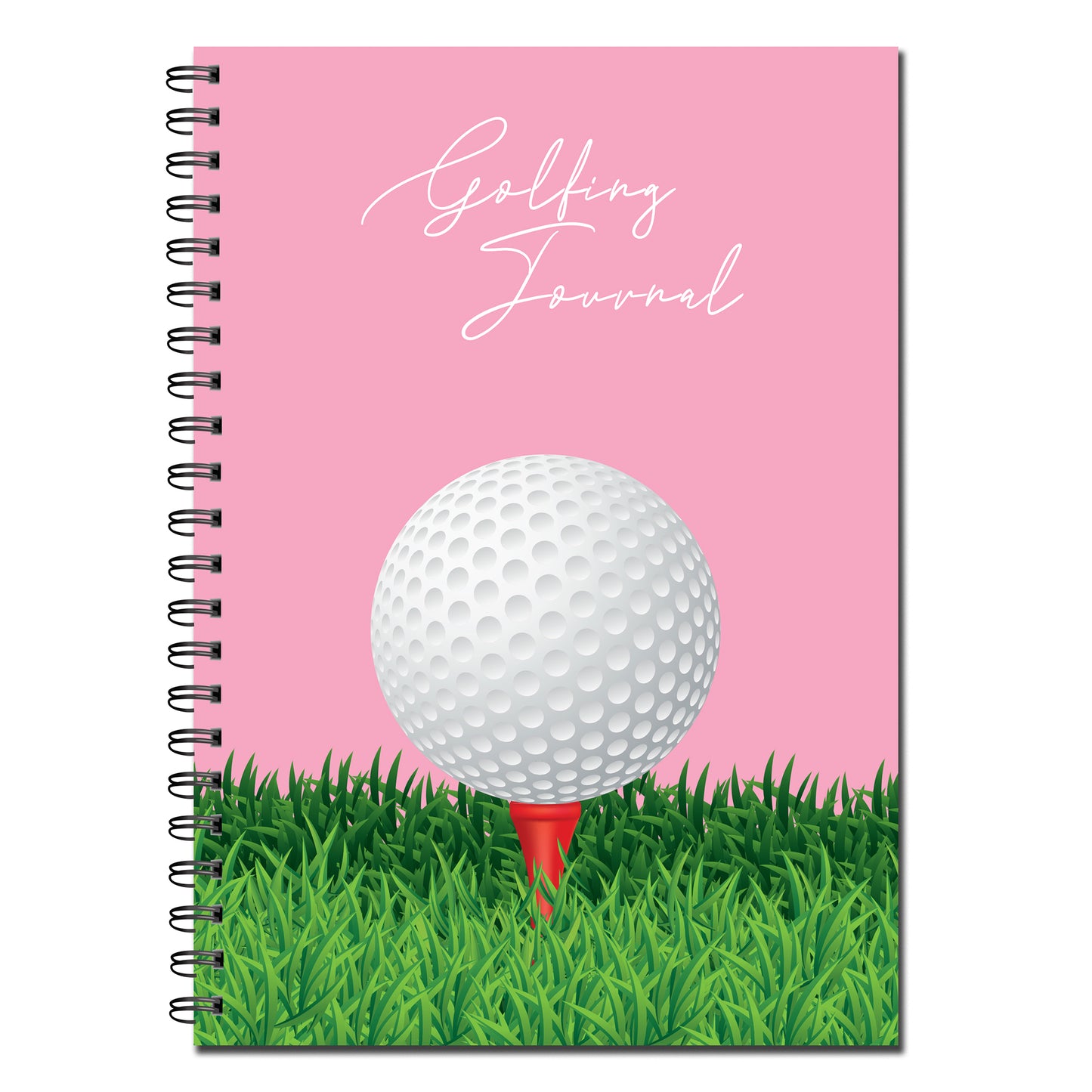Golfing Journal | Notes | A5 (148mm x 210mm) | 50 double sided pages Wirobound