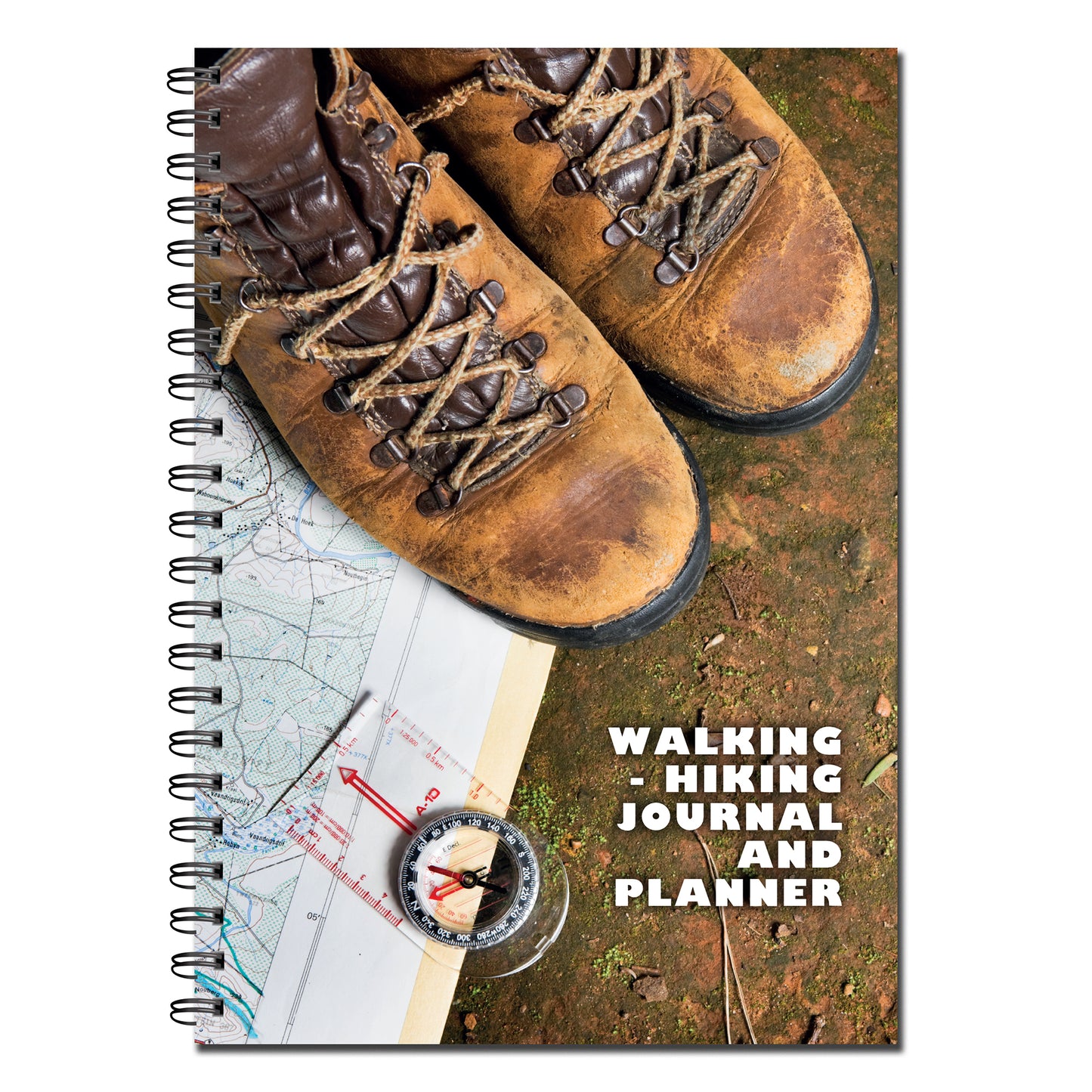Designer Range Walking/Hiking Journal & Planner | A5 | 50 double sided pages Wirobound