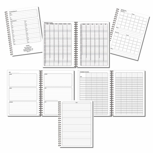 Teachers Planner 2026-2027 | Weekly Lesson Planner | 40 week to view undated pages | A5 | 60 double sided pages Wirobound