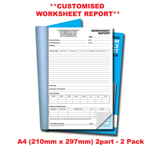 NCR *CUSTOM* Rechnungsdoppelbuch A4 Packs