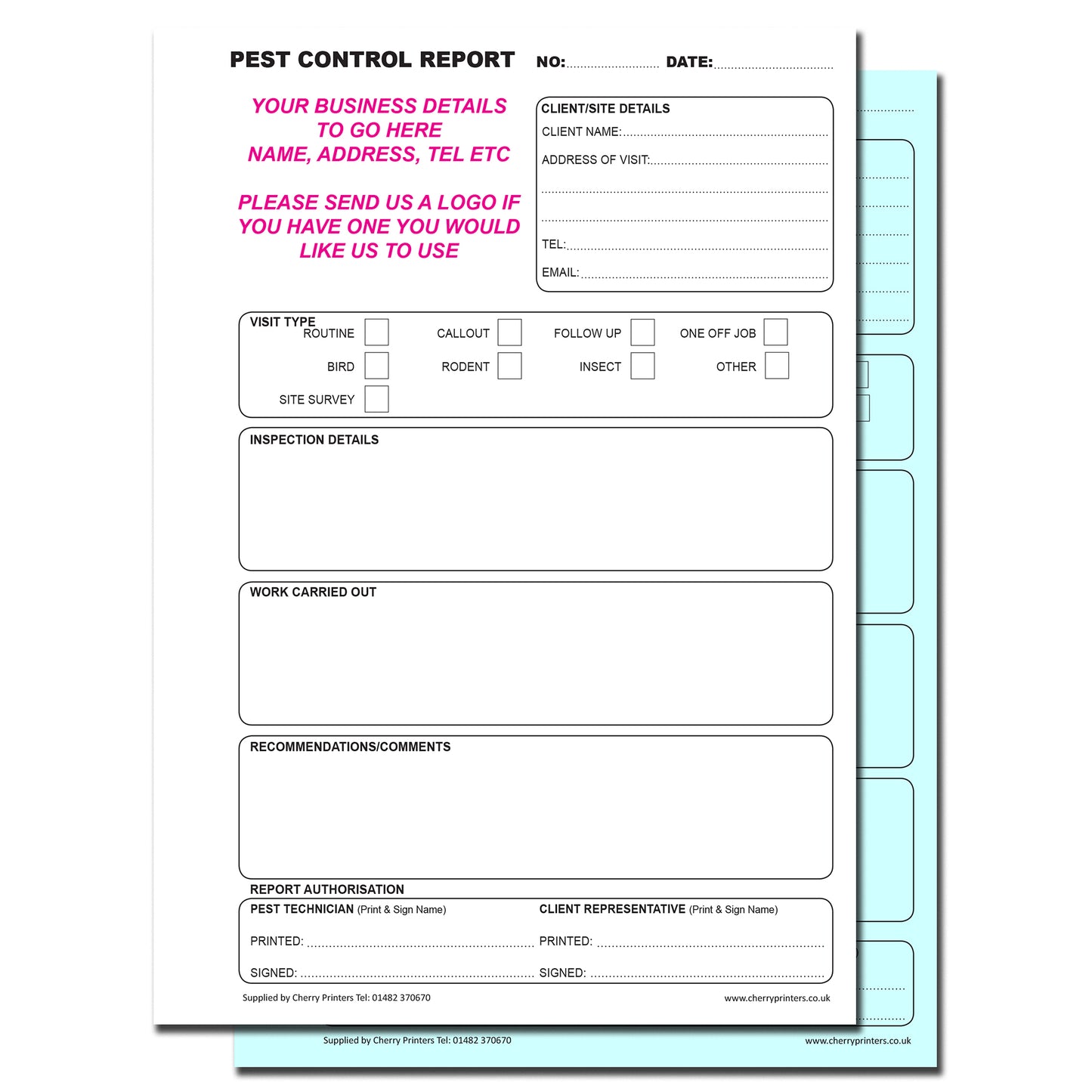 NCR *CUSTOM* Unfallbericht Duplikatbuch A4 Packs