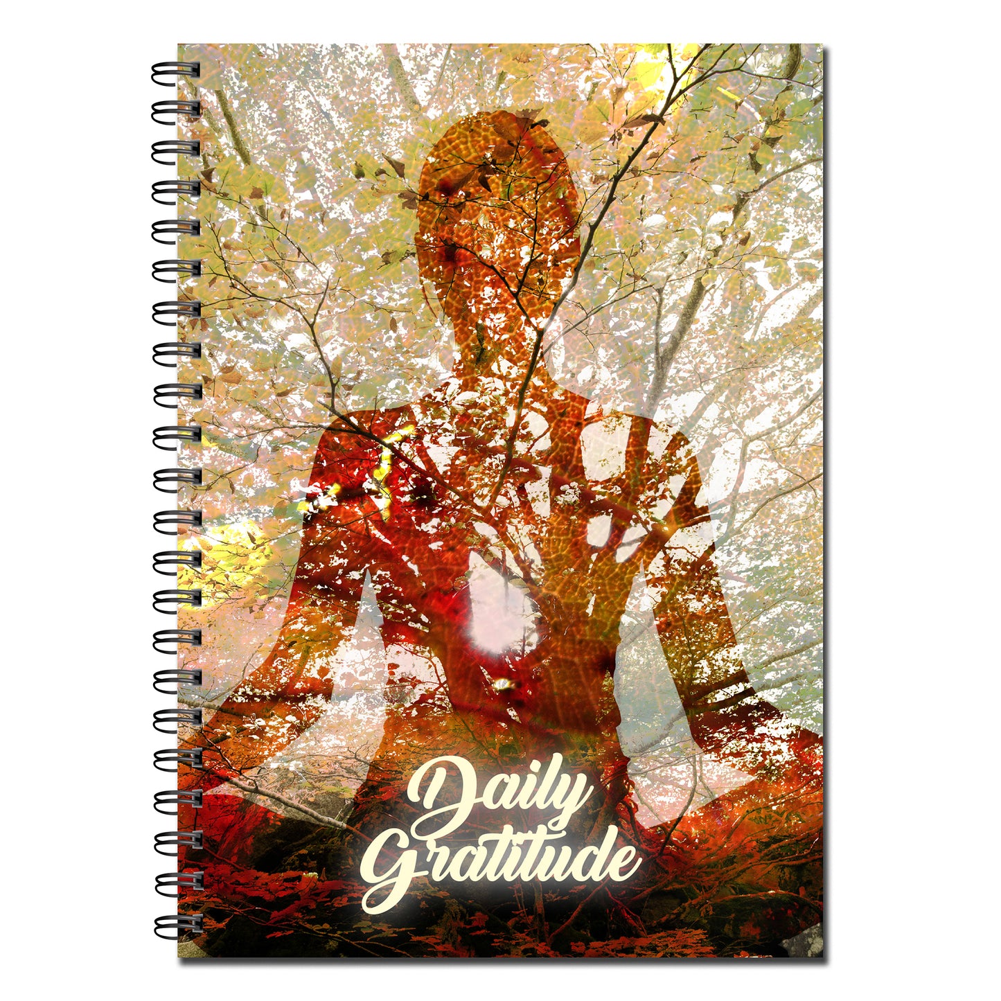 Daily Gratitude Journal | Thankful | Grateful | A5 wirobound book | 1 Full Year | 53 pages printed to both sides on quality 120gsm