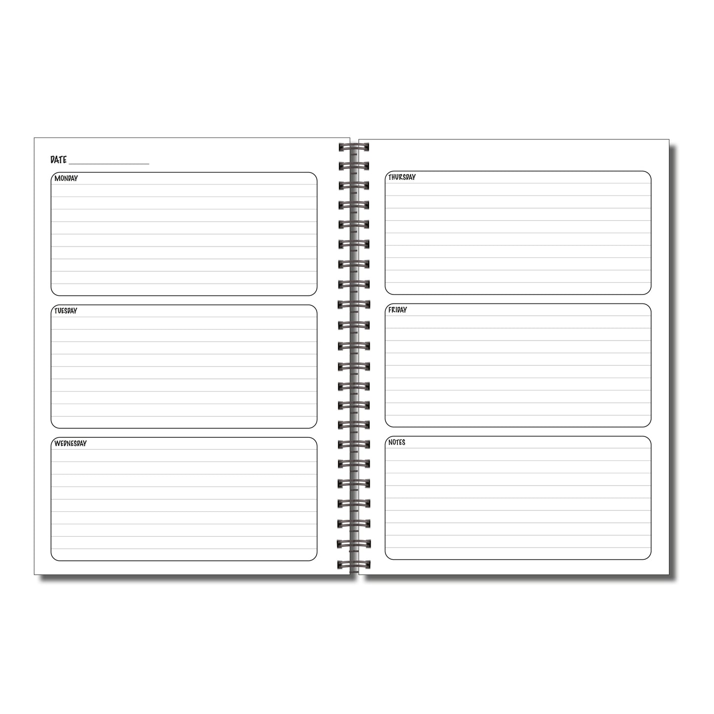 Teachers Planner 2025-2026 | Weekly Lesson Planner | 40 week to view undated pages | A5 | 60 double sided pages Wirobound