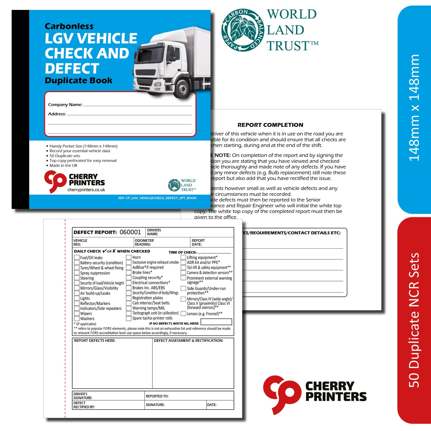 Fahrtenbuch A5 100Seiten 80gsm