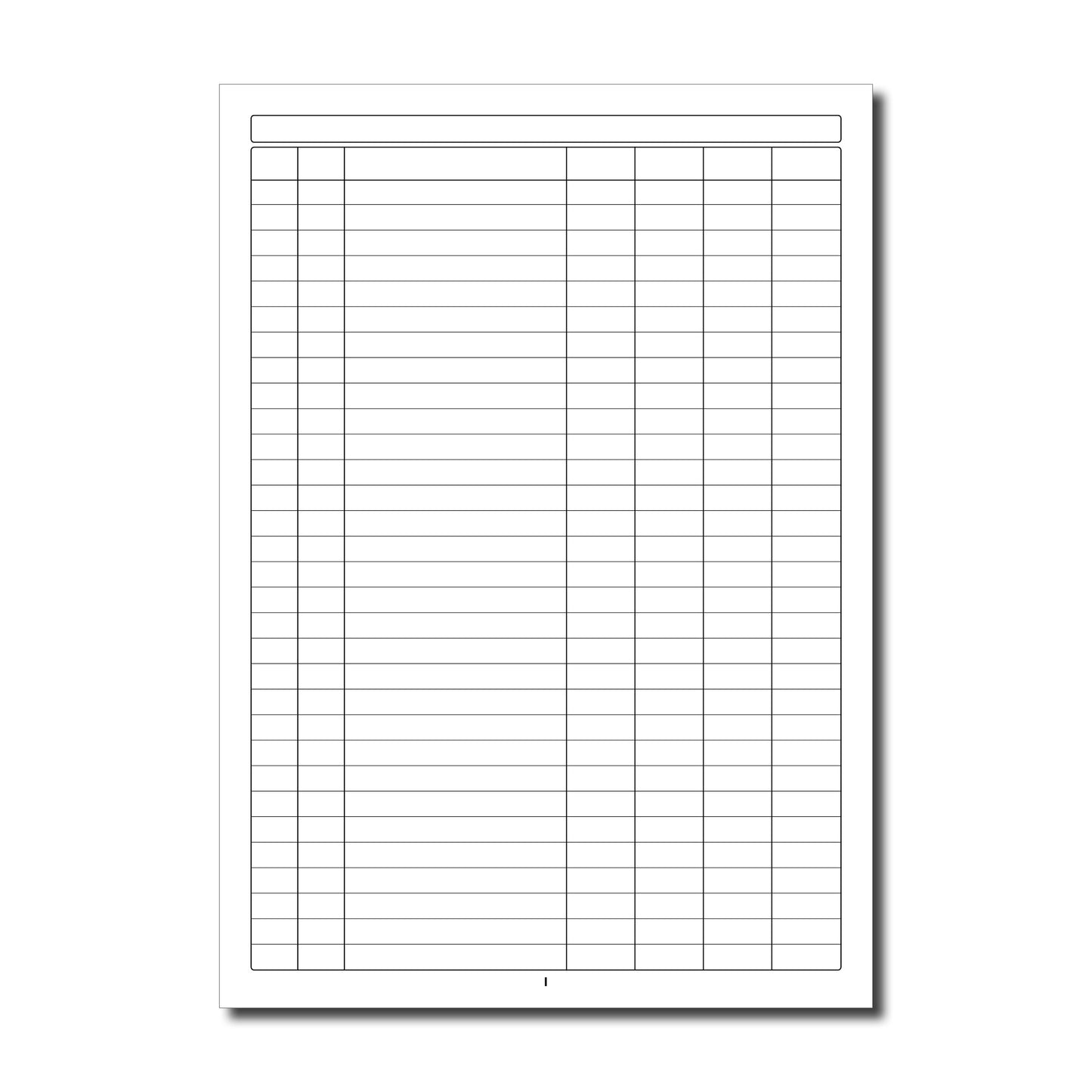 Mehrzweck-Linienbuch A5 100 Seiten 80 gsm