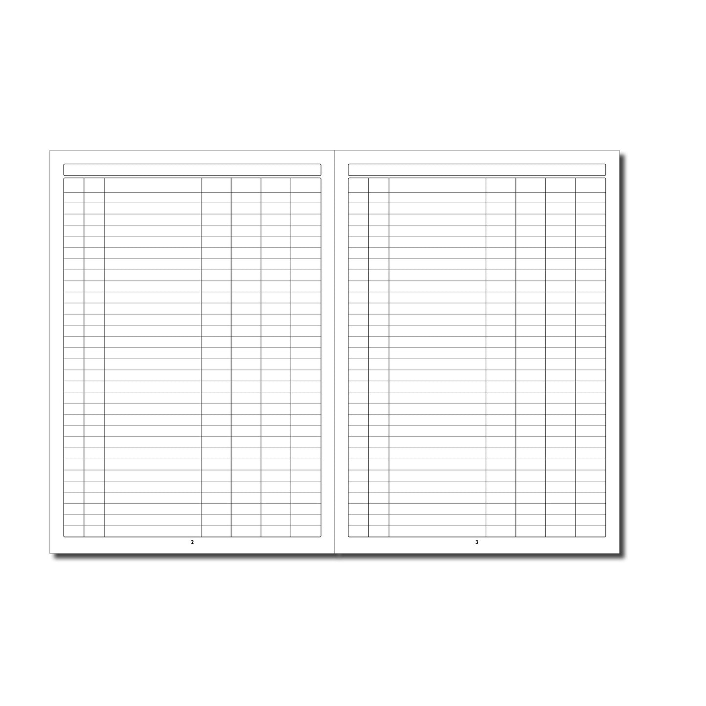 Mehrzweck-Linienbuch A5 100 Seiten 80 gsm