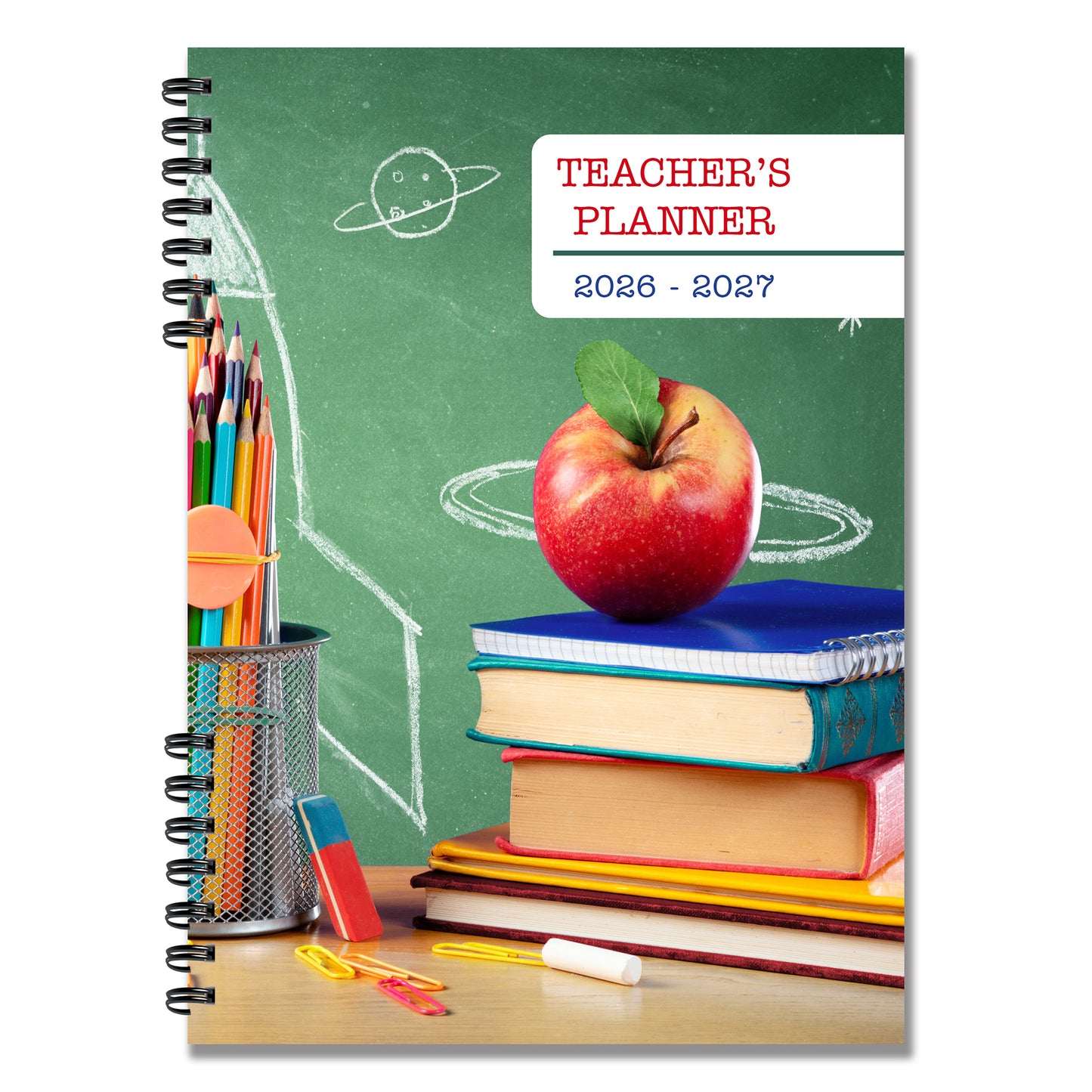 Teachers Planner 2026-2027 | Weekly Lesson Planner | 40 week to view undated pages | A5 | 60 double sided pages Wirobound