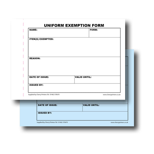 NCR Schule Nachsitzen Slip Duplikat Buch A6