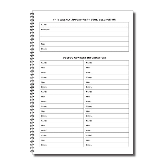 Lebensmitteltemperatur-Aufzeichnungsbuch A4 52Seiten 120gsm Wirobound