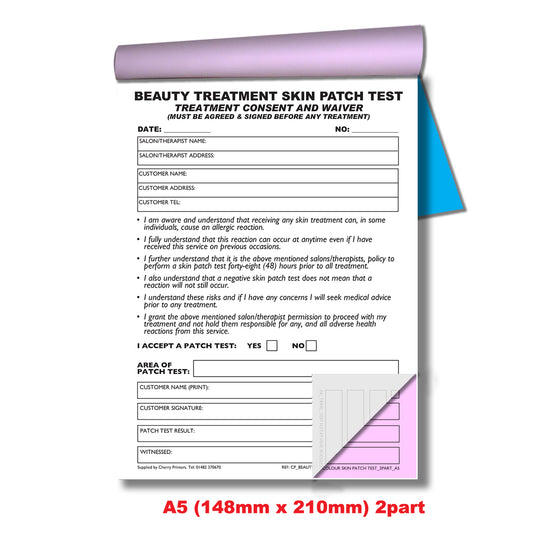 NCR Beauty Treatment Skin Patch Test Duplikat Buch A5 50 Sets