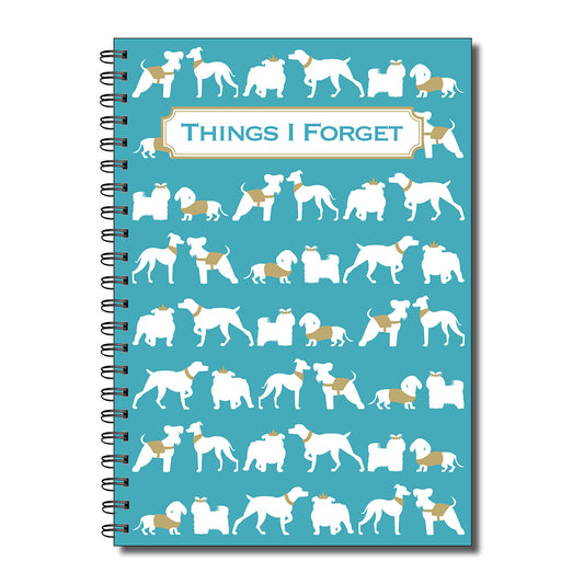 Things I Forget/Password Book A5 (148mm x 210mm) | 53 double sided pages on 120gsm | Split Wirobound