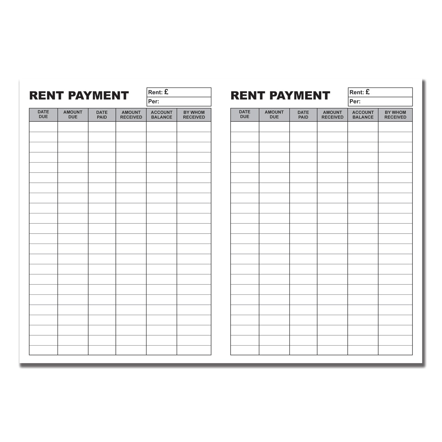 Tenants Rent Book (Assured Tenancy and Assured Shorthold Tenancy) A5 1 ...