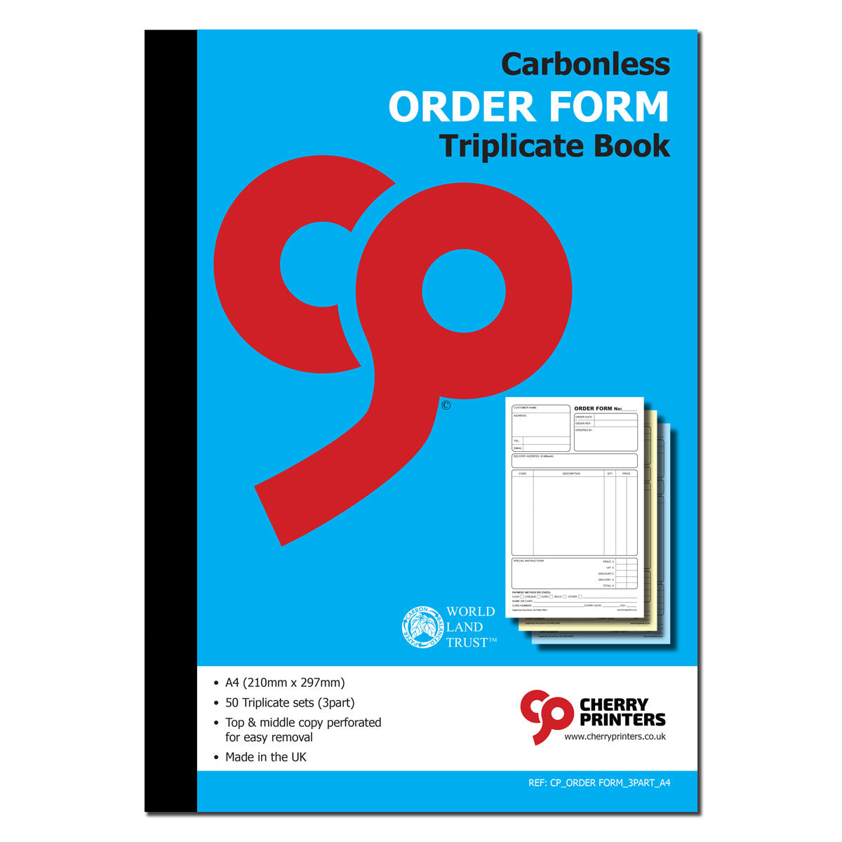 NCR-Bestellformular Dreifachbuch A4