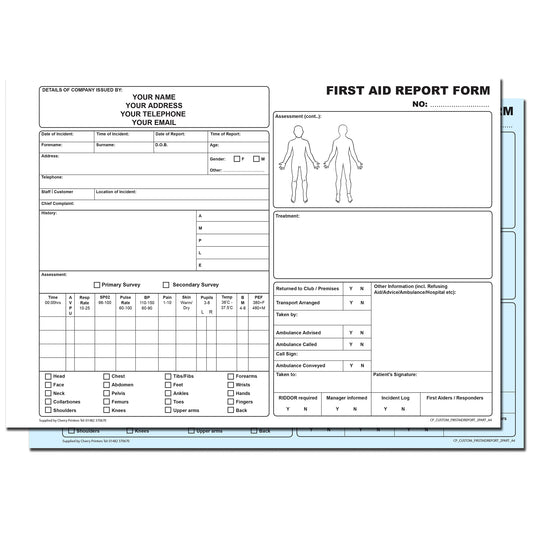 NCR *CUSTOM* Unfallbericht Duplikatbuch A4 Packs