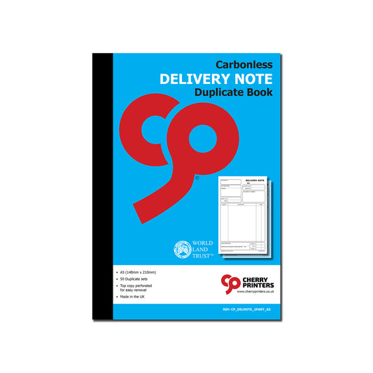NCR Delivery Note Duplicate Book A5