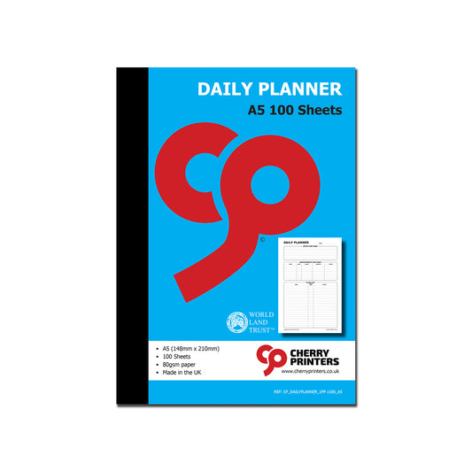 Daily Planner Book A5 100pages 80gsm